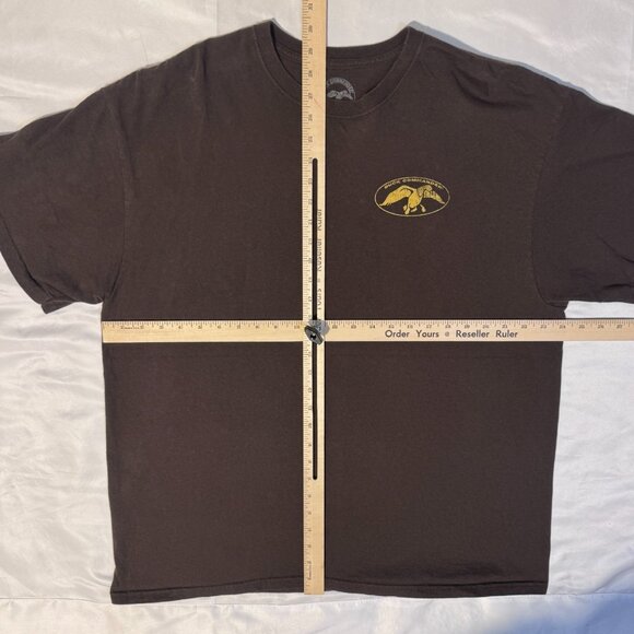 Duck Commander "Arise Kill Eat" Shotgun Hunting Brown Tshirt - L - Picture 5 of 6